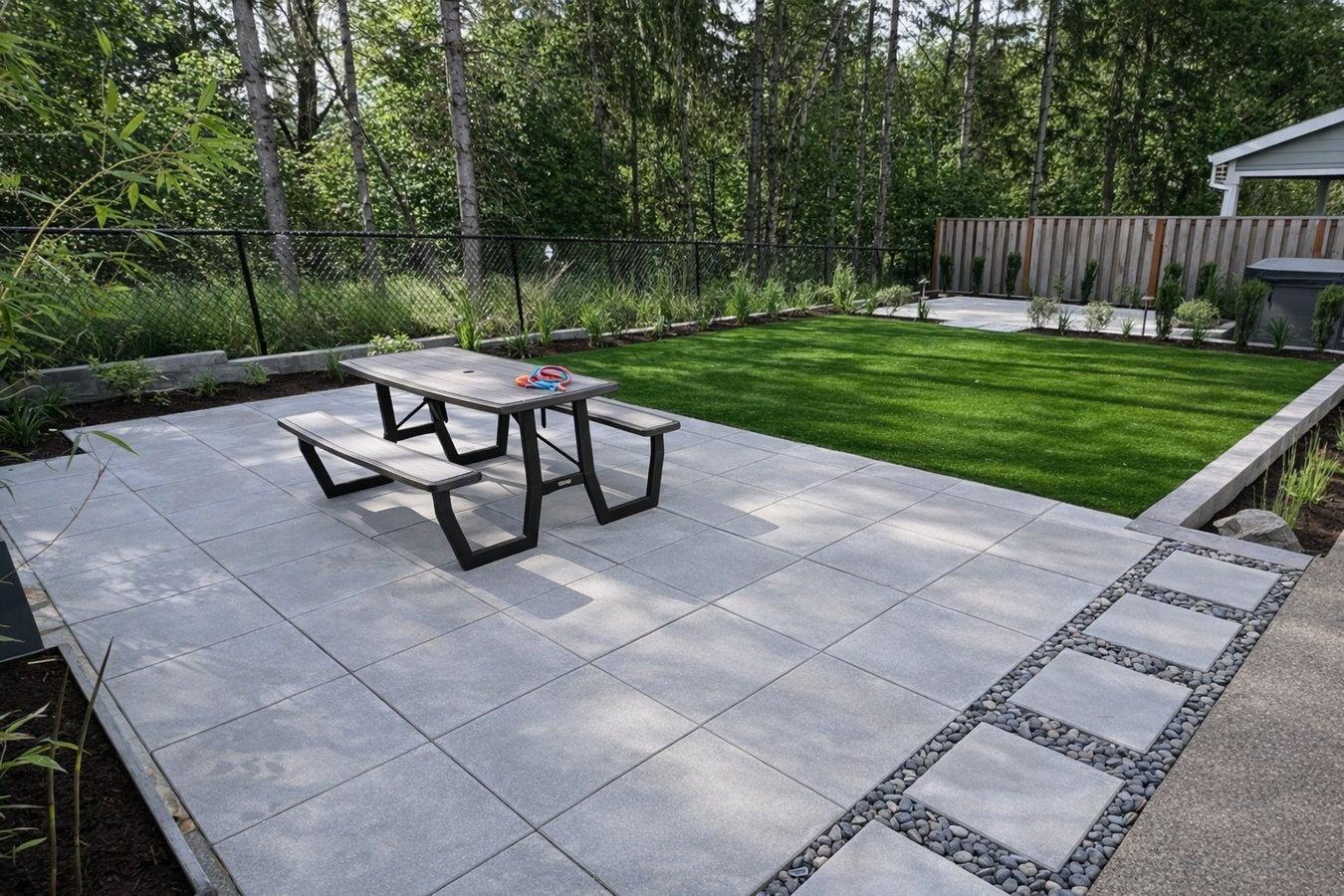 Concrete patio construction in Merced, CA