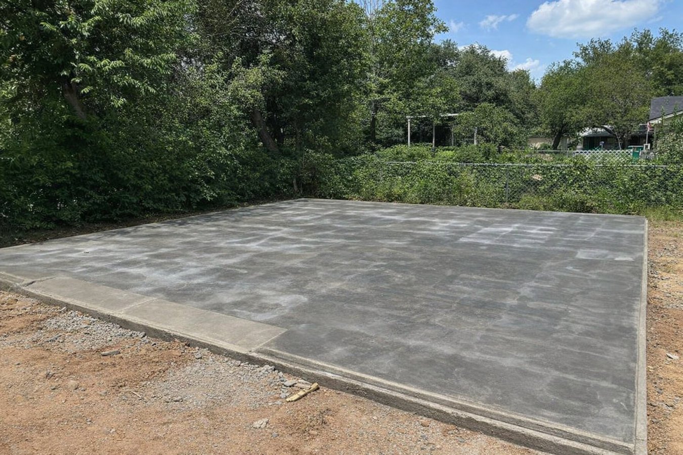 Slab foundation building in Merced, CA